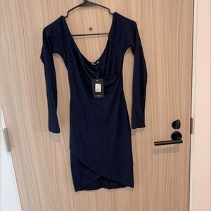 Fashion Nova, Navy blue dress
